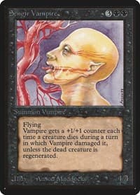 Sengir Vampire - Beta Edition - Magic: The Gathering card