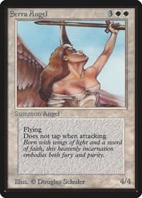 Serra Angel - Beta Edition - Magic: The Gathering card