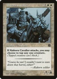 Alaborn Cavalier - Portal Second Age - Magic: The Gathering card