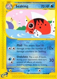 Seaking - Aquapolis - Pokemon card
