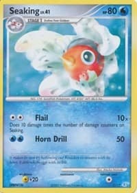 Seaking - DP Trainer Kit: Manaphy & Lucario - Pokemon card