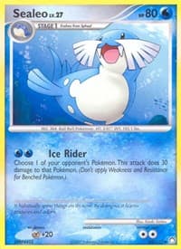 Sealeo - Mysterious Treasures - Pokemon card