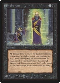 Simulacrum - Beta Edition - Magic: The Gathering card