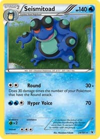 Seismitoad - Noble Victories - Pokemon card