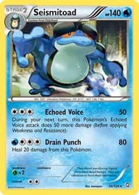 Seismitoad - Dragons Exalted - Pokemon card