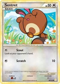 Sentret - HeartGold SoulSilver - Pokemon card