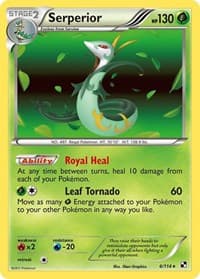Serperior (6) - Black and White - Pokemon card