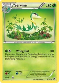 Servine (4) - Black and White - Pokemon card
