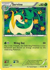 Servine - Legendary Treasures - Pokemon card