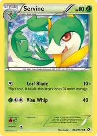 Servine - Legendary Treasures: Radiant Collection - Pokemon card
