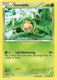 Sewaddle (9) - Legendary Treasures - Pokemon card