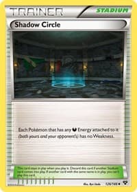 Shadow Circle - XY Base Set - Pokemon card