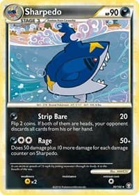 Sharpedo - Triumphant - Pokemon card