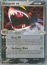 Sharpedo ex - EX Deoxys - Pokemon card