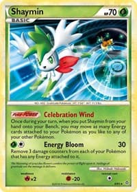 Shaymin - Unleashed - Pokemon card