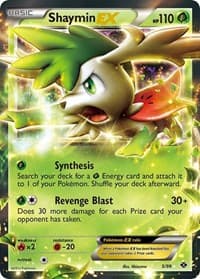Shaymin EX - Next Destinies - Pokemon card