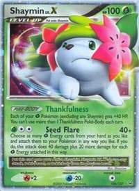Shaymin Lv.X (Land Forme) - Platinum - Pokemon card
