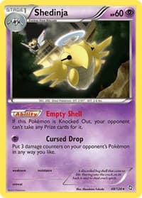 Shedinja - Dragons Exalted - Pokemon card