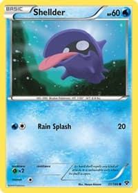 Shellder - XY Base Set - Pokemon card