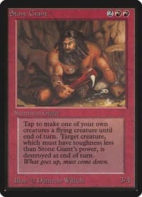 Stone Giant - Beta Edition - Magic: The Gathering card