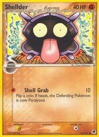 Shellder (Delta Species) - EX Dragon Frontiers - Pokemon card