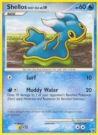 Shellos East Sea - Majestic Dawn - Pokemon card