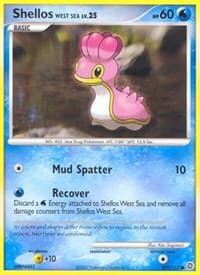 Shellos West Sea - Secret Wonders - Pokemon card