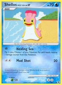 Shellos West Sea - Rising Rivals - Pokemon card