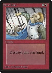 Stone Rain - Beta Edition - Magic: The Gathering card