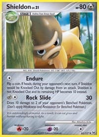 Shieldon - Platinum - Pokemon card