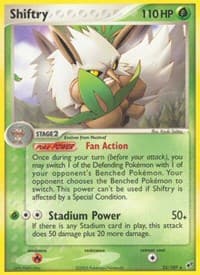 Shiftry - EX Deoxys - Pokemon card