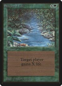 Stream of Life - Beta Edition - Magic: The Gathering card