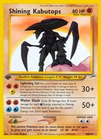 Shining Kabutops - Neo Destiny - Pokemon card
