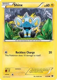 Shinx (43) - Next Destinies - Pokemon card
