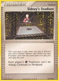 Sidney's Stadium - EX Power Keepers - Pokemon card