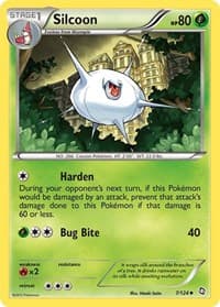Silcoon - Dragons Exalted - Pokemon card