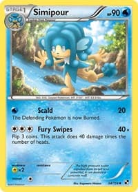 Simipour - Black and White - Pokemon card