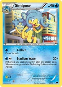 Simipour - Next Destinies - Pokemon card