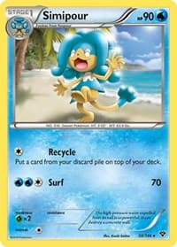 Simipour - XY Base Set - Pokemon card