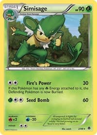Simisage - Emerging Powers - Pokemon card