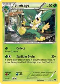 Simisage - Next Destinies - Pokemon card