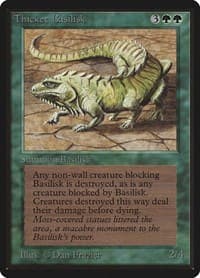 Thicket Basilisk - Beta Edition - Magic: The Gathering card