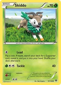 Skiddo - XY Base Set - Pokemon card
