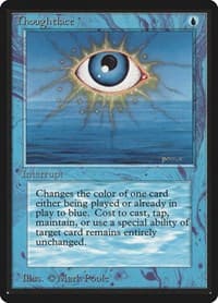 Thoughtlace - Beta Edition - Magic: The Gathering card
