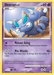Skorupi - Diamond and Pearl - Pokemon card