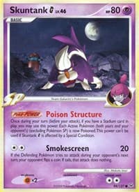 Skuntank G - Platinum - Pokemon card