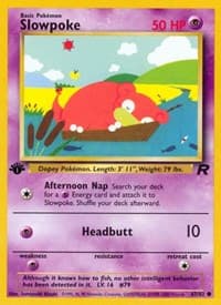 Slowpoke - Team Rocket - Pokemon card