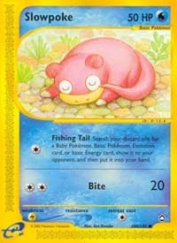 Slowpoke - Aquapolis - Pokemon card