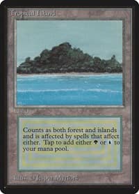 Tropical Island - Beta Edition - Magic: The Gathering card