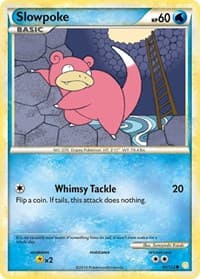 Slowpoke - HeartGold SoulSilver - Pokemon card
